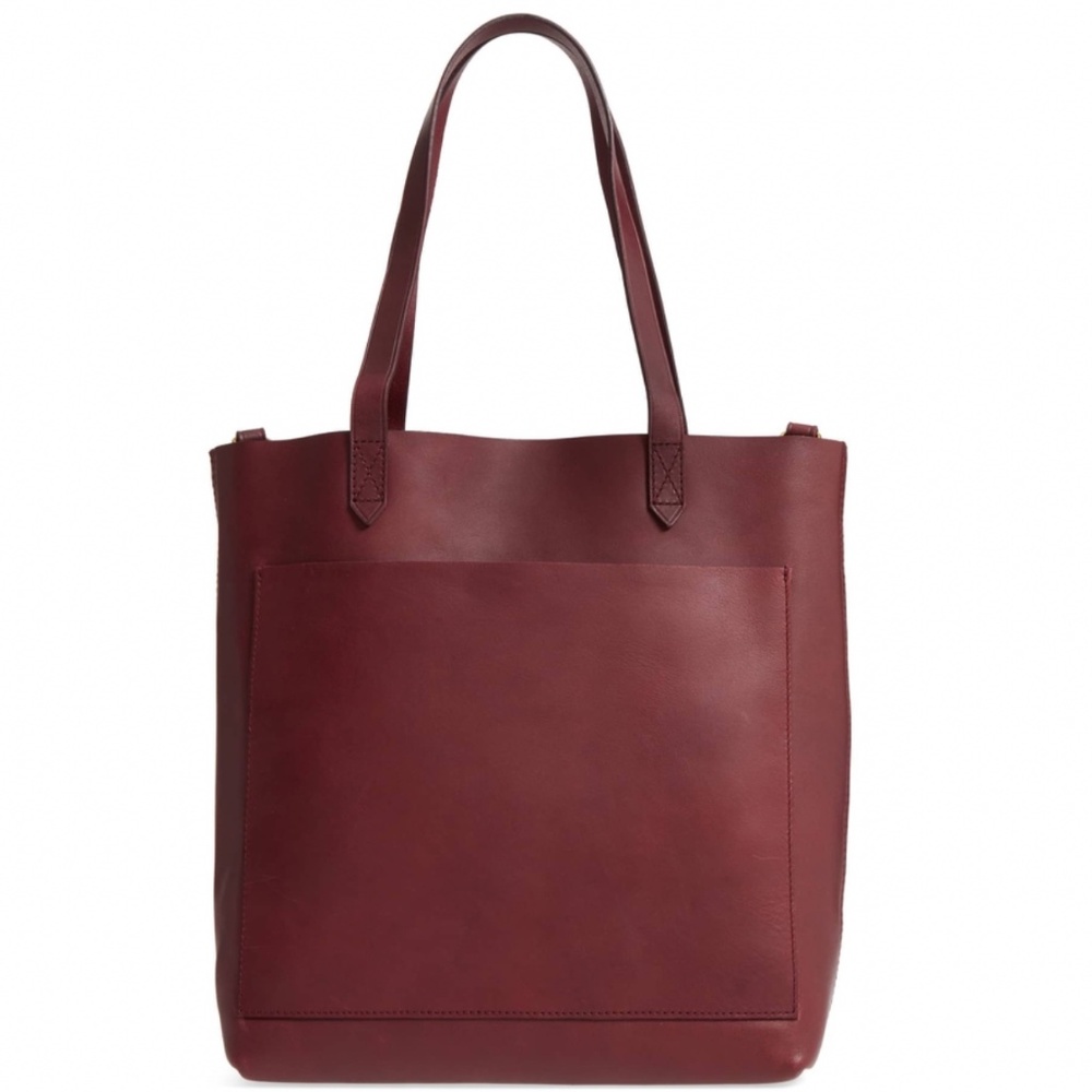 🌿 Madewell Medium Transport Tote Dark Cabernet 🌿